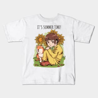 It's Summer Time Kids T-Shirt